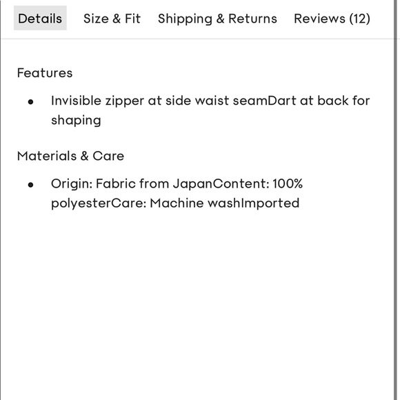 Size 6 | Aritzia Wilfred Allusion Skirt in white - Picture 3 of 5